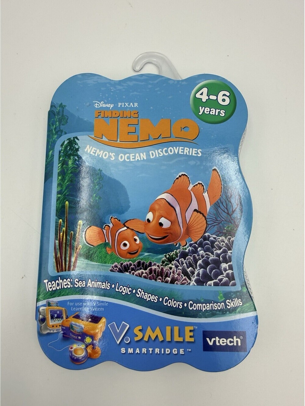 Disney Pixar Vtech Vsmile Smartridge Finding Nemo Ocean Discoveries Learn Skills